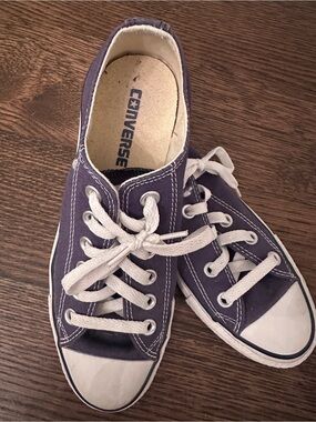 Converse All Star Low Top  Blue Women’s Size 6 Men’s Size 4